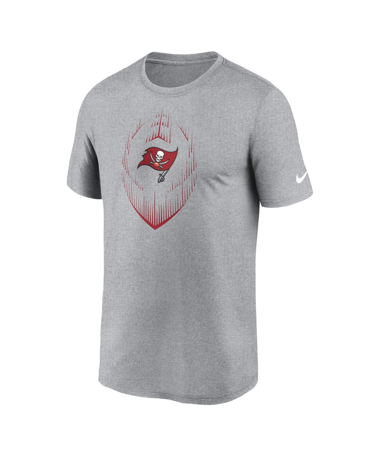 Nike Men'sTampa Bay Buccaneers Primetime Legend Icon Performance T-Shirt - Heather Gray
