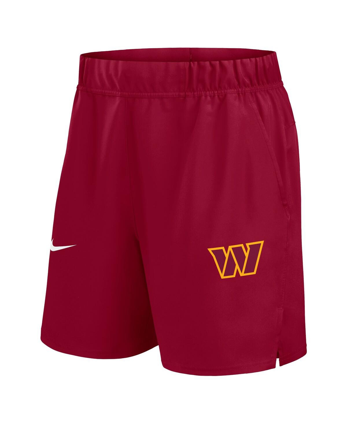 Nike Men'sWashington Commanders Blitz Victory Performance Shorts - Burgundy