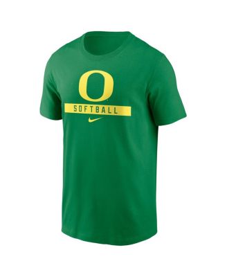 Men's Green Oregon Ducks Softball T-Shirt
