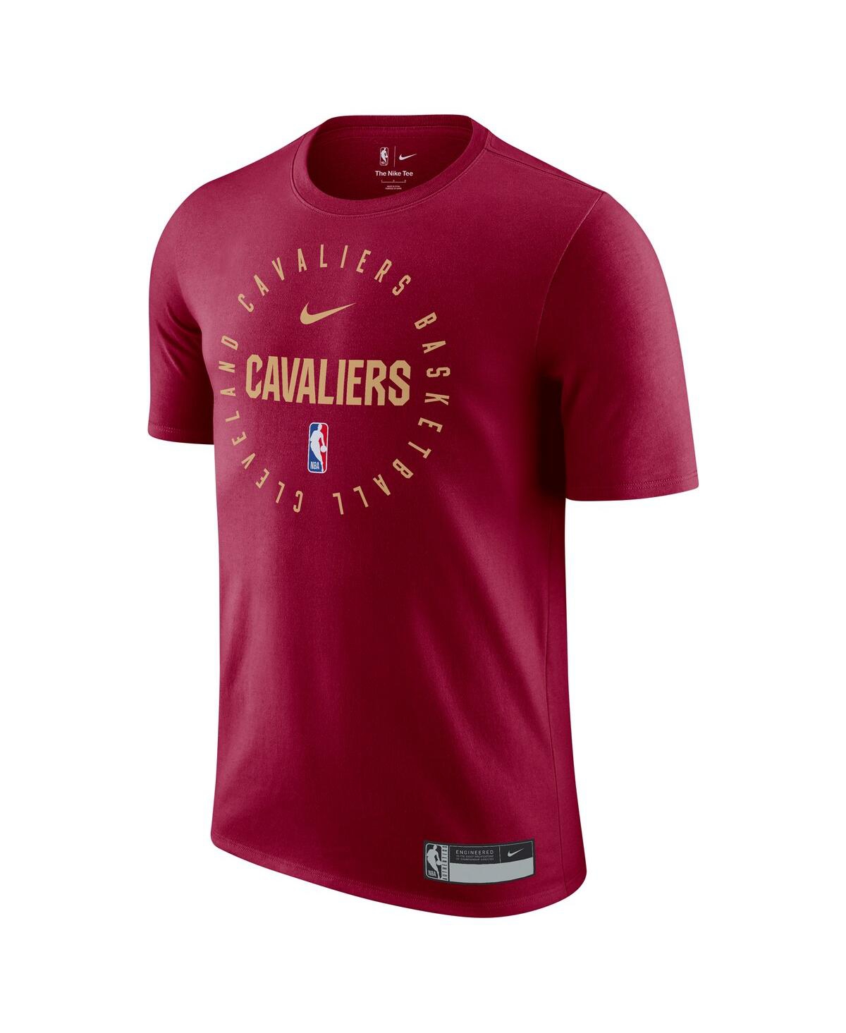 Nike Men'sCleveland Cavaliers 2024/25 Legend On-Court Practice Performance T-Shirt - Wine