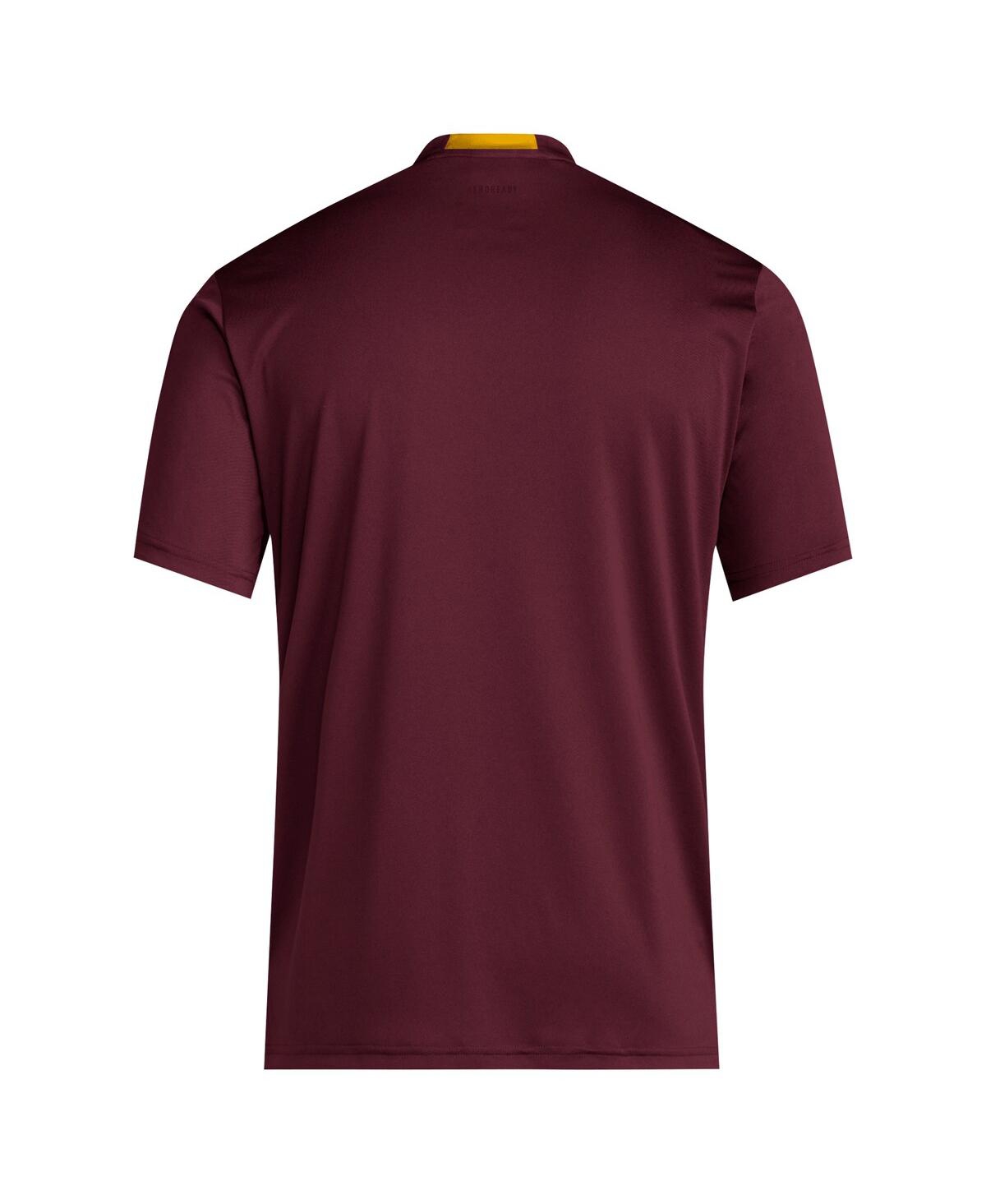 Adidas Men'sArizona State Sun Devils 2024 Sideline Aeroready T-Shirt - Maroon