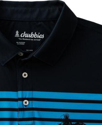 Мужская рубашка-поло Chubbies Chubbies The Twilight Palms от Twilight Palms сшитая на заказ по индивидуальному заказу 11890₽