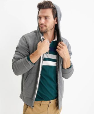 Лэндс-Энд Мужская толстовка из флиса с высоким ворсом и застежкой-молнией на всю длину 20090₽