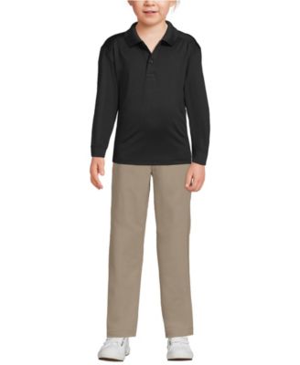 Girls Long Sleeve Rapid Dry Polo Shirt
