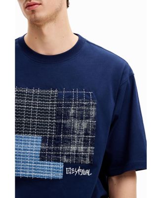 Men's T-shirt with central patch