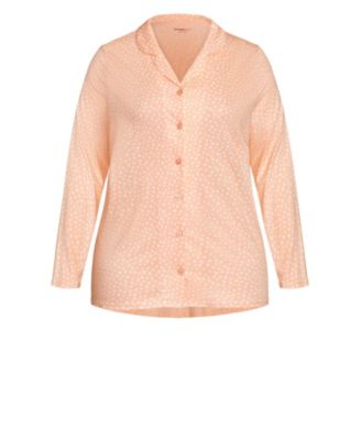 Women's Button Through Sleep Top