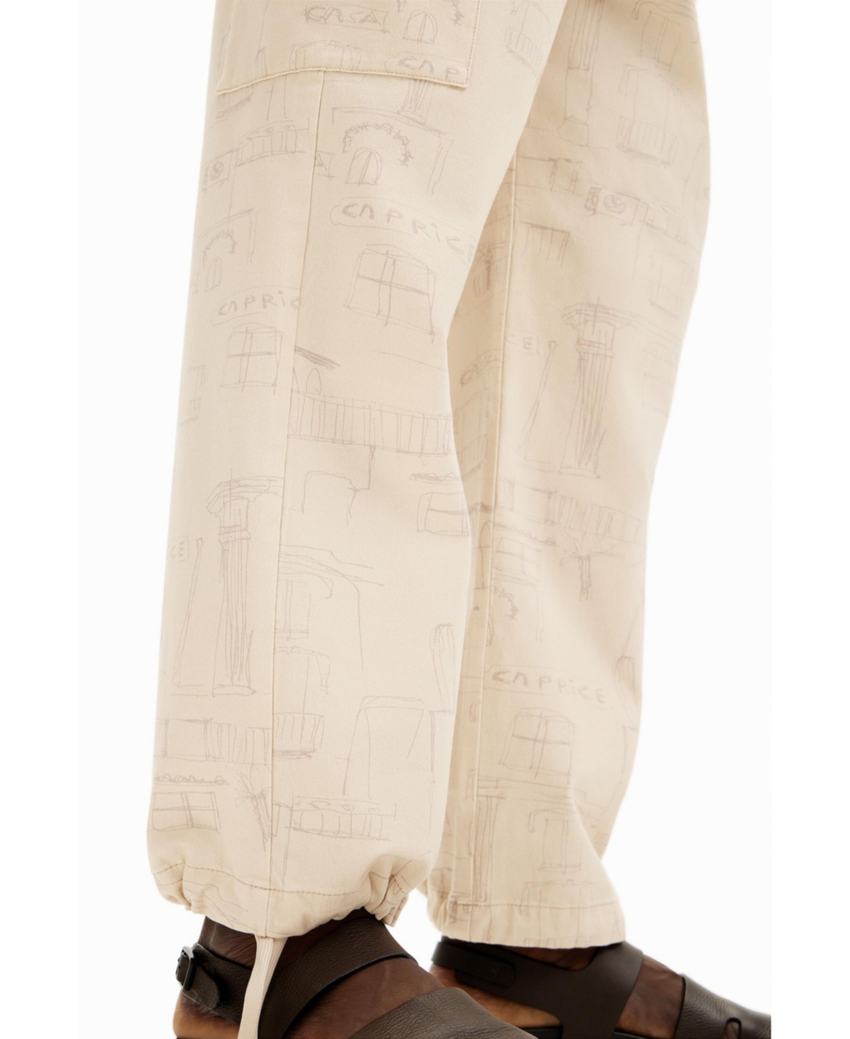 Desigual Men's Printed cargo pants