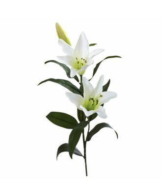 Elegant Lily Artificial Flower for Classic Decor (Set of 12)