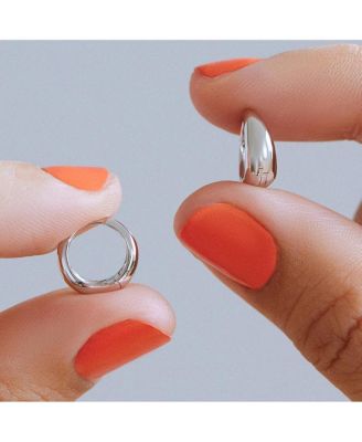 Bold Huggie Hoops  - Nate