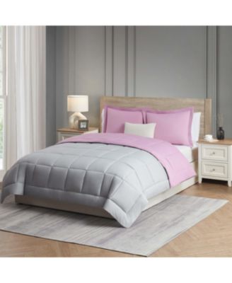 Premium Quilted All Season Goose Down Alternative Comforter with Corner Tabs - Twin 68"X88"