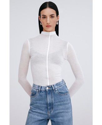 Women's Alicia Sheer Turtleneck