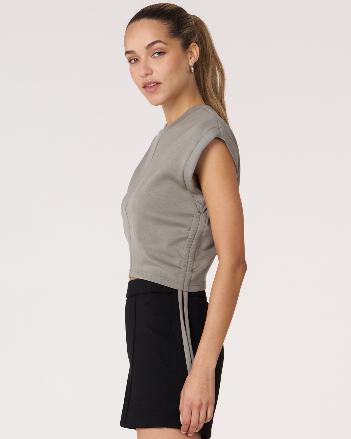 Rebody Active Women's Rebody Nadine Scuba Shirring Top