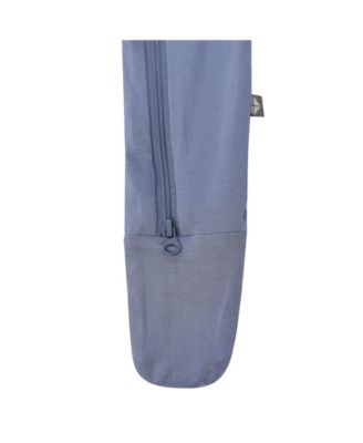 Baby Boys Zippered Footie in Cloud, 0-3 Months