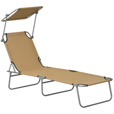 Folding Outdoor Chaise Lounge ning Chair,