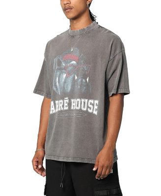 Мужская футболка CARRE CARRE с изображением собачьего домика 8390₽