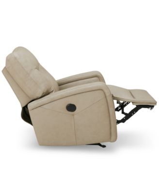 Trolan Leather Power Rocker Recliner, Created for Macy&#39;s
