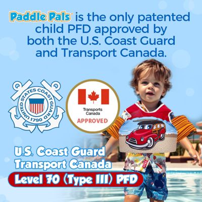 Paddle Pals Life Jacket - USCG Approved Kids Swim Vest