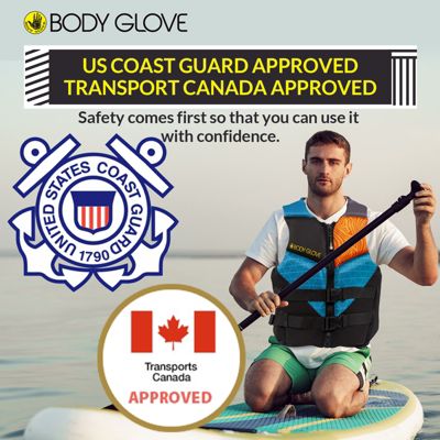 Phantom Men's Life Vest, Lightweight Neoprene Life Jacket for Boating Fishing Kayaking Rafting Paddling