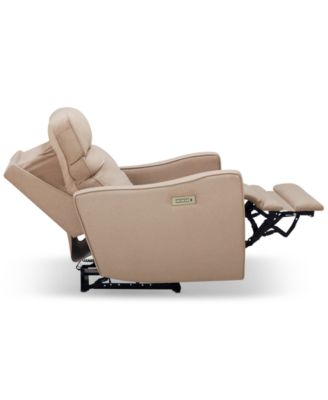 Garso Fabric Wallhugger Power Recliner with Power Headrest and Power Lumbar, Created for Macy's