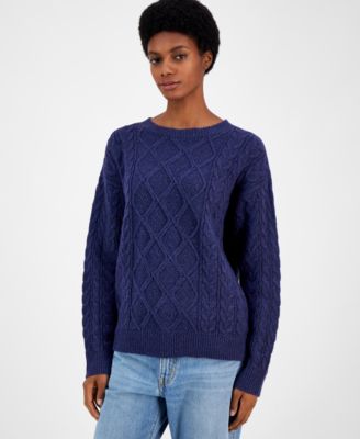 Ultra Flirt - Juniors' Gilmore Girls Cable-Knit Sweater