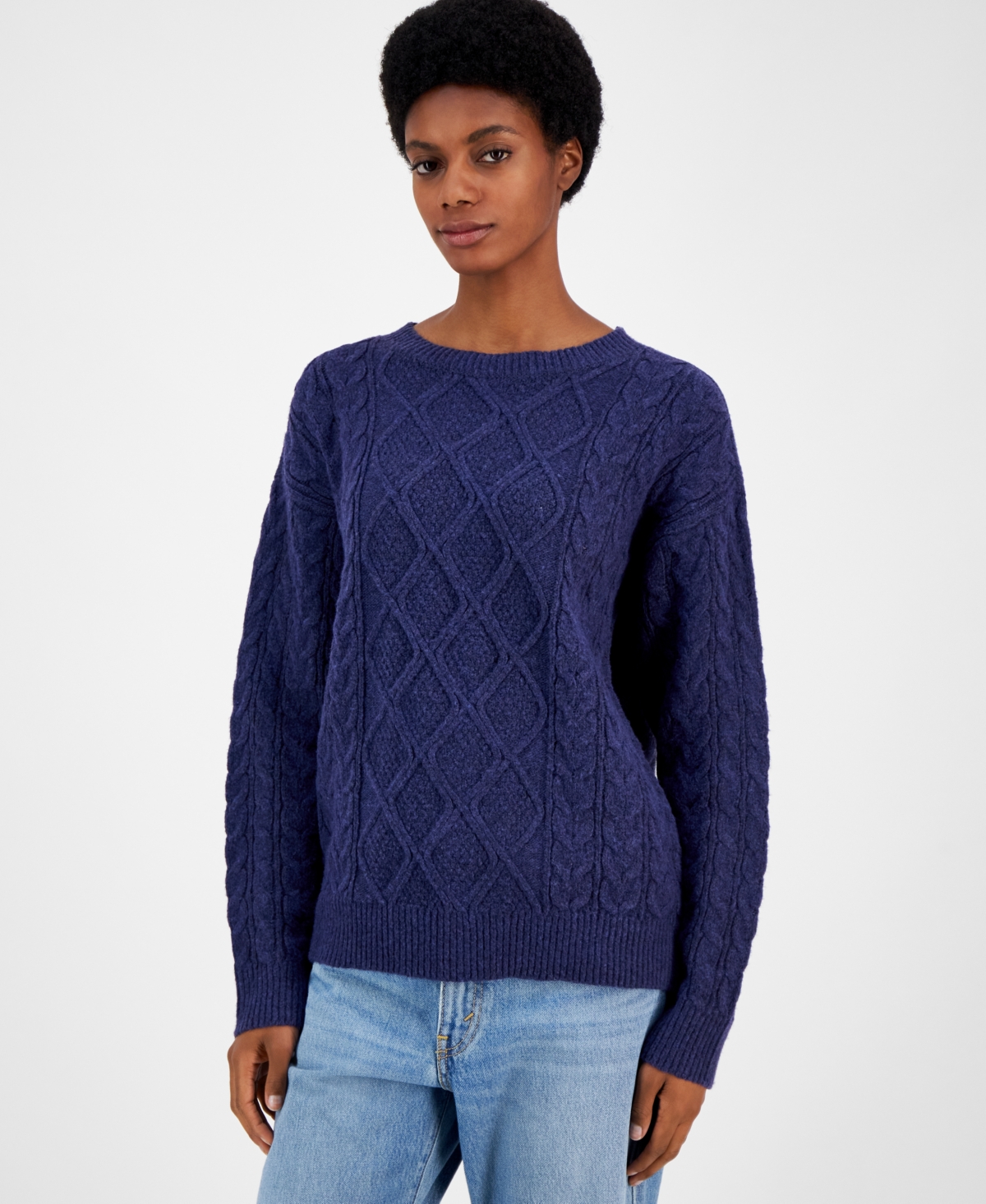 Juniors cable knit sweater discount