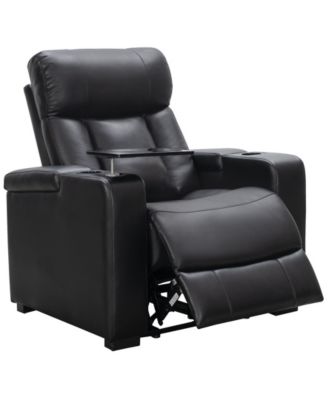 38" Polyurethane Leather Power Recliner
