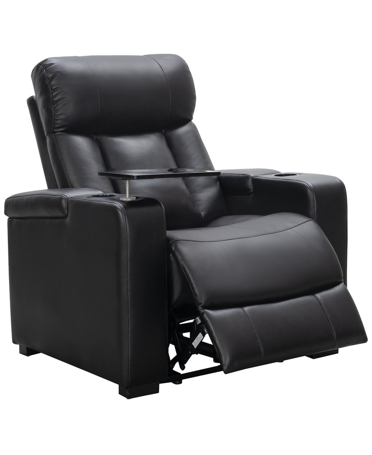 ABBYSON LIVING 38" POLYURETHANE LEATHER POWER RECLINER 