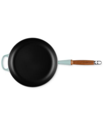 Enameled Cast Iron Alpine Wood Handle 2.25-Qt. Fry Pan