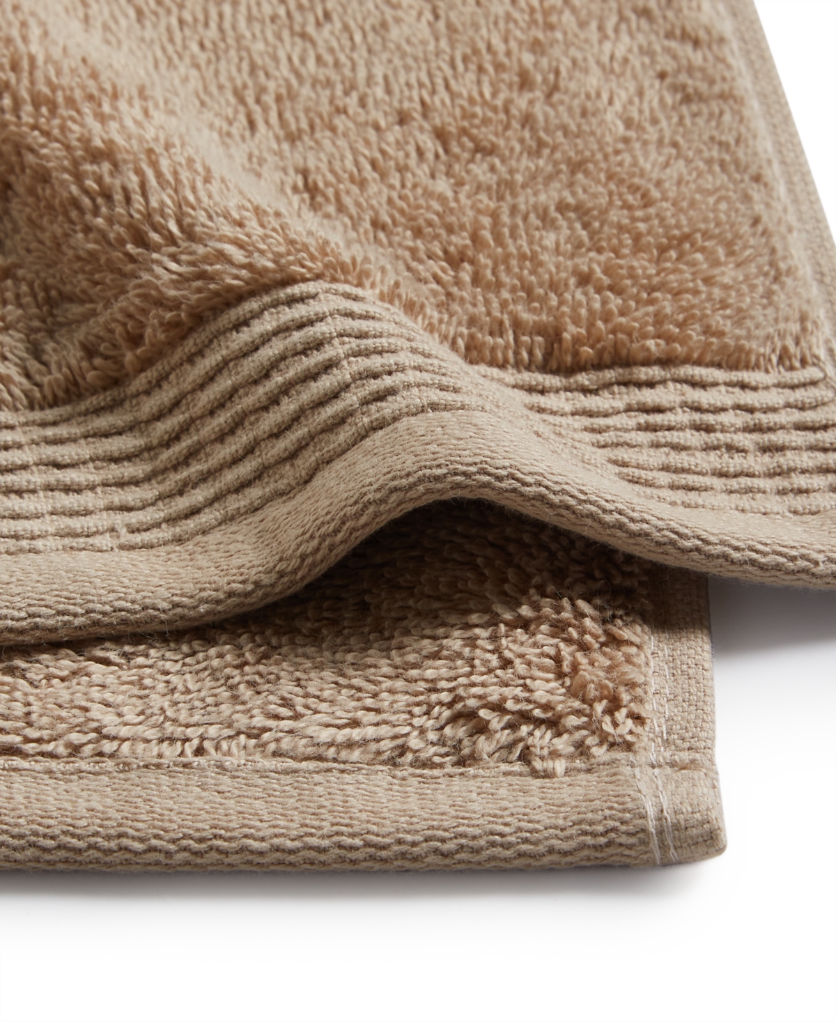 Charter Club Signature Washcloth, 13" X 13", Exclusively At Macy's In Sesame