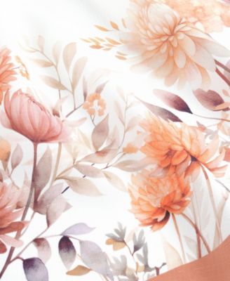 Autumn Blooms Rectangle Tablecloth, 60" x 102"	