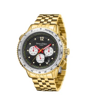 SE01102 Swan & Edgar Роскошный гоночный автоматический автомат ручной сборки золотого цвета
