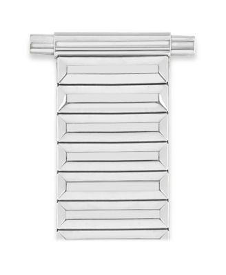 Men's Twist-O-Flex 16-22MM Adjustable End Bands Silver- Regular, Straight End