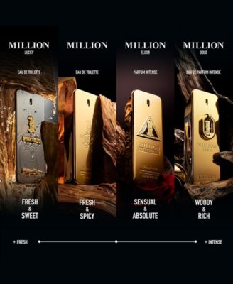 Men's Million Gold Eau de Parfum Intense Spray, 6.8 oz., Created for Macy's