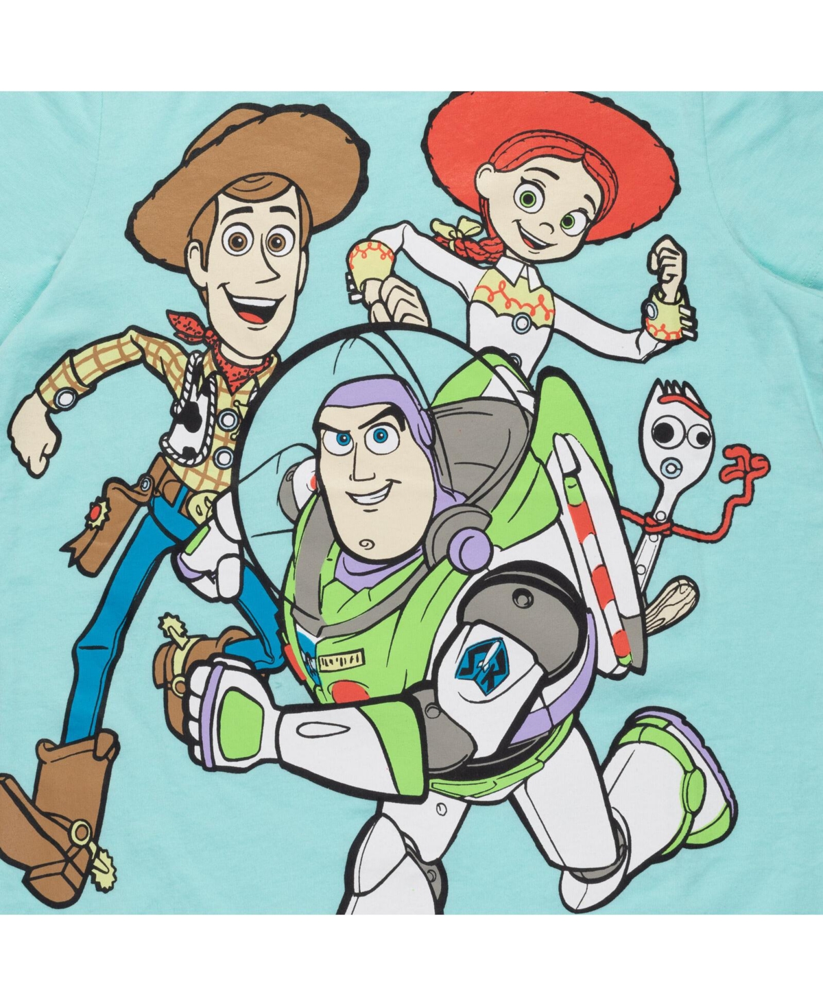 Disney Pixar Toddler Girls Disney Toy Story 3 Pack T-Shirts -white/blue