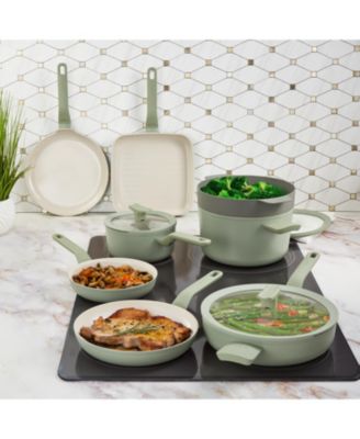 Balance Nonstick Ceramic Saucepan 7", 2.1qt. With Glass Lid, Recycled Aluminum