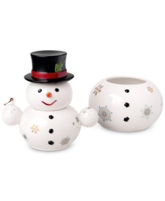 Christmas Toy Memory Stacking Snowman Jar