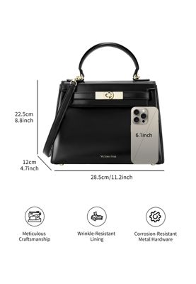 Victoria Handbag with Gold Hardware Victoria Hyde