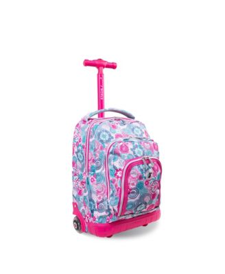 Boys Lollipop 16" Rolling Backpack with Insulated Lunch Bag