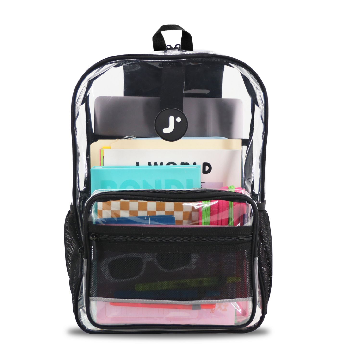 Рюкзак J World Clear Transparent TPU for School, цвет: Прозрачный — фото 2