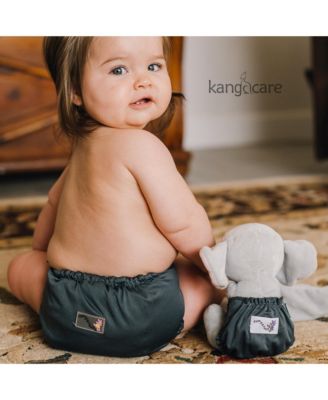 Kanga Care Rumparooz Reusable Baby Doll Diaper Set (2pk) for 10-16 Inch Dolls