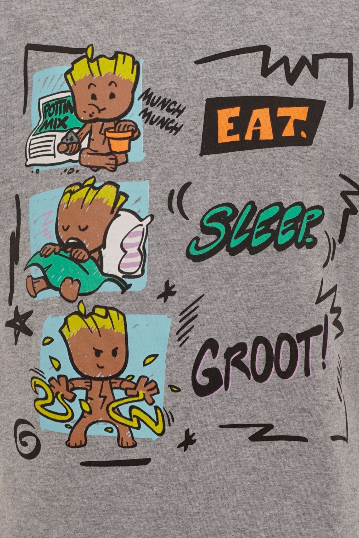 Boys Marvel 3 Pack T-Shirts