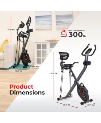 Full Body Foldable Magnetic Recumbent X-Bike Pro