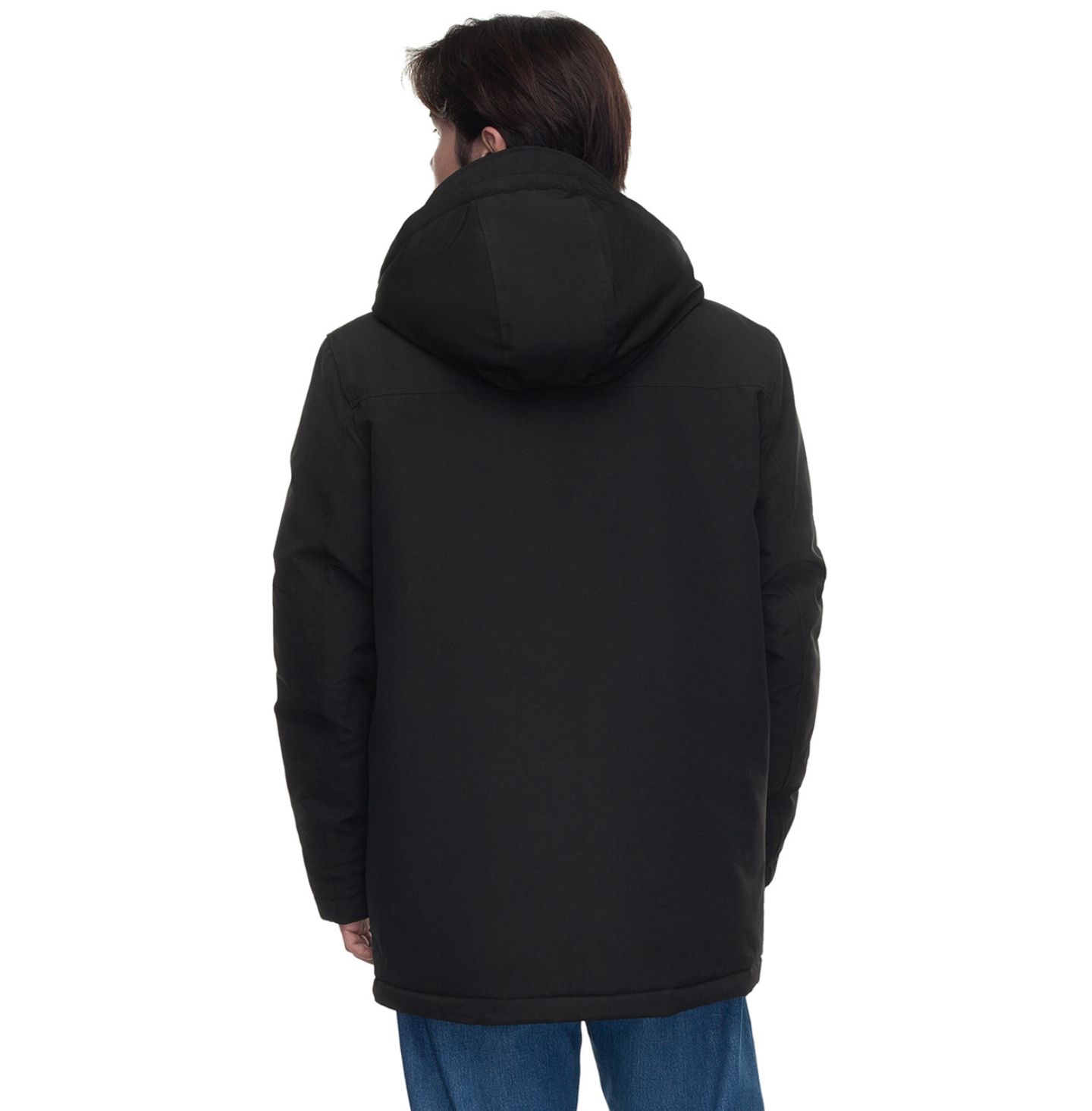 Мужская куртка Rokka&Rolla Ultimate Winter Parka with Fleece-Lined Hood, цвет: Чёрный — фото 2