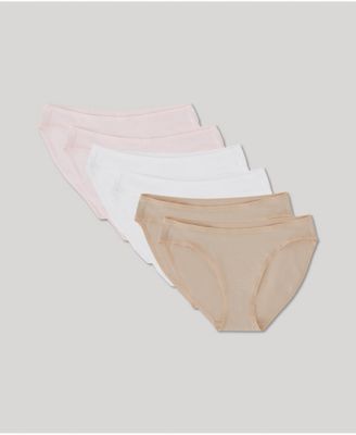 Women's Organic Cotton Everyday Classic Fit Bikini 6-Pack
