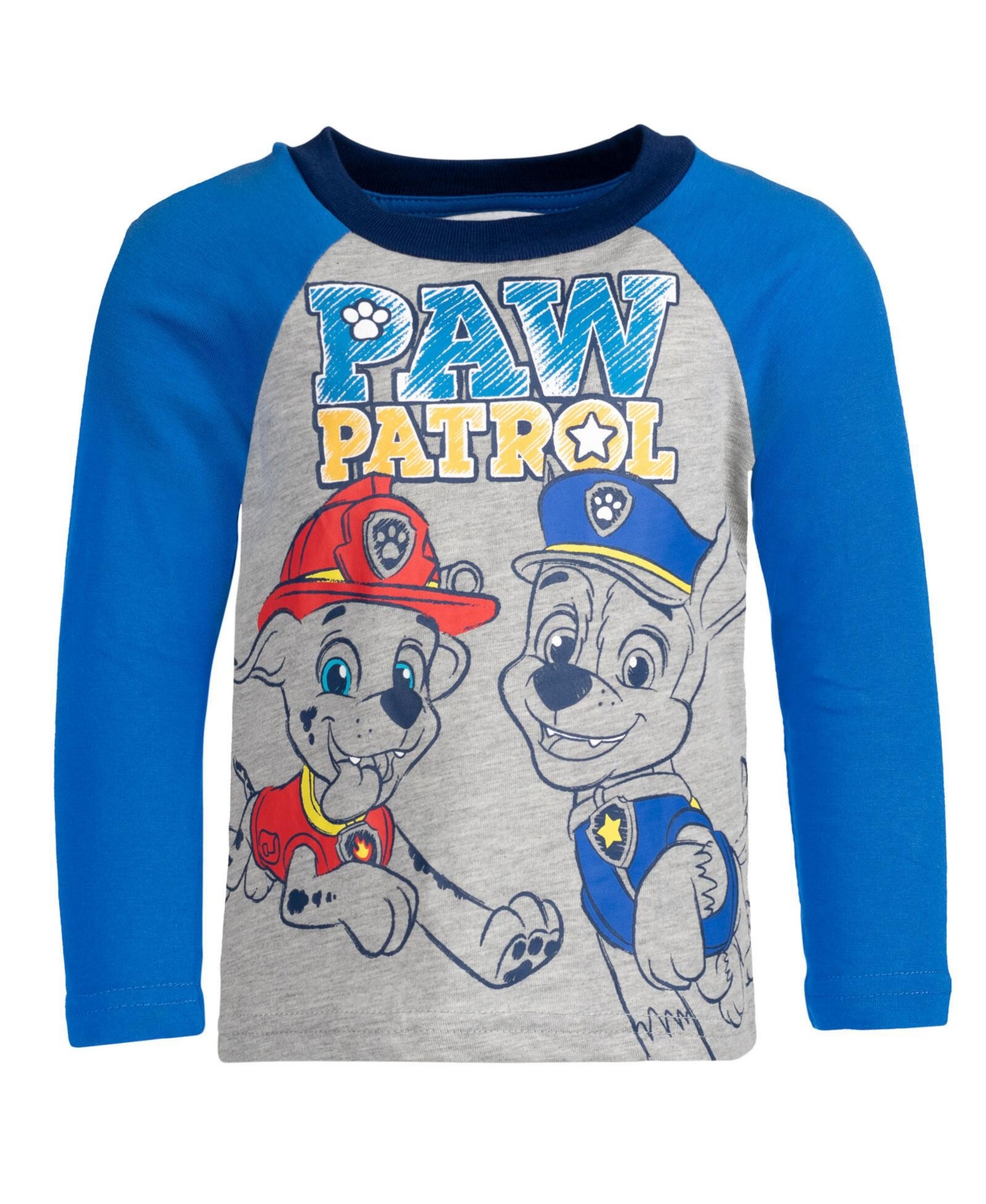 Paw Patrol Baby Boys Nickelodeon Marshall Chase Rubble 2 Pack Graphic T-Shirts to -gray