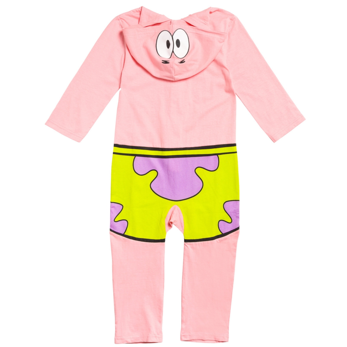 SpongeBob SquarePants Toddler BoysZip Up Cosplay Costume Coverall to - Patrick, pink