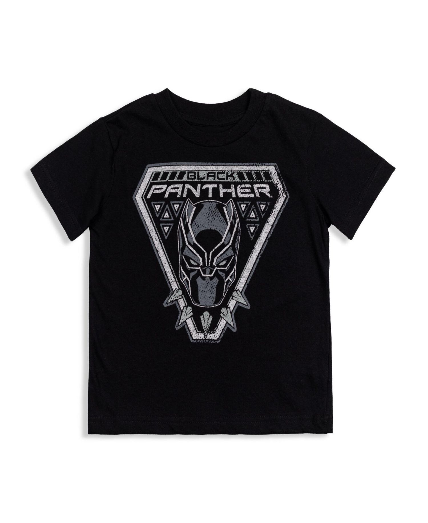 Boys Marvel Spider-Man Black Panther Iron Man Hulk Captain America 2 Pack Graphic T-Shirts to