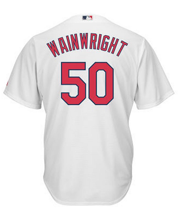 Buy MLB Men's St.Louis Cardinals Adam Wainwright White Home Short
