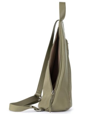 Women's Geo Sling Leather Backpack