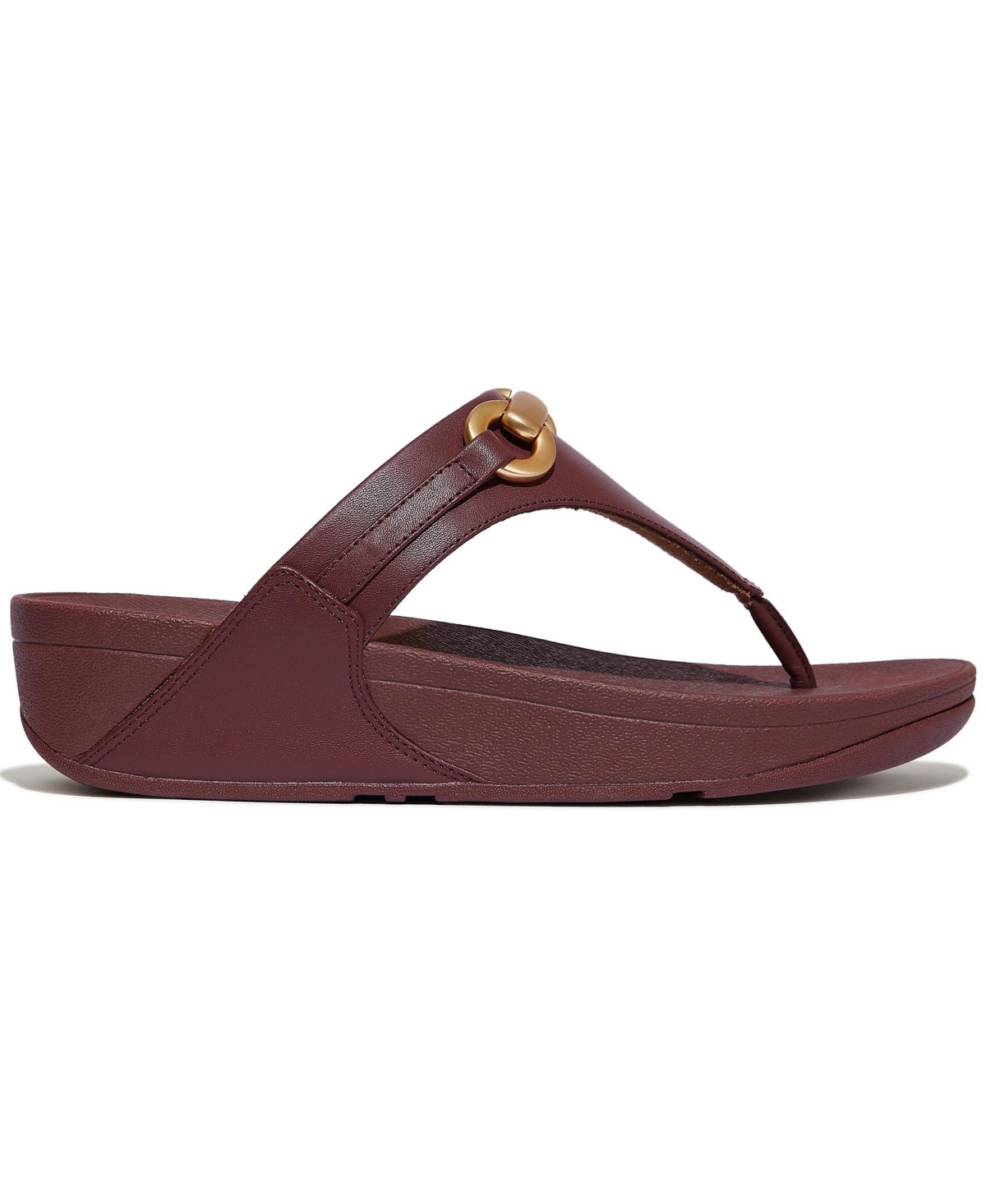 FitFlop Women's Lulu Chunky Snaffle Leather Toe-Post Sandals